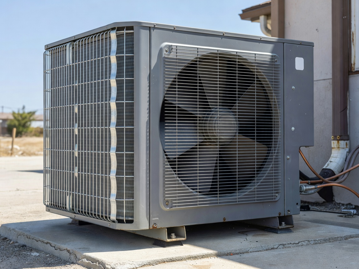 Exterior outdoor condenser