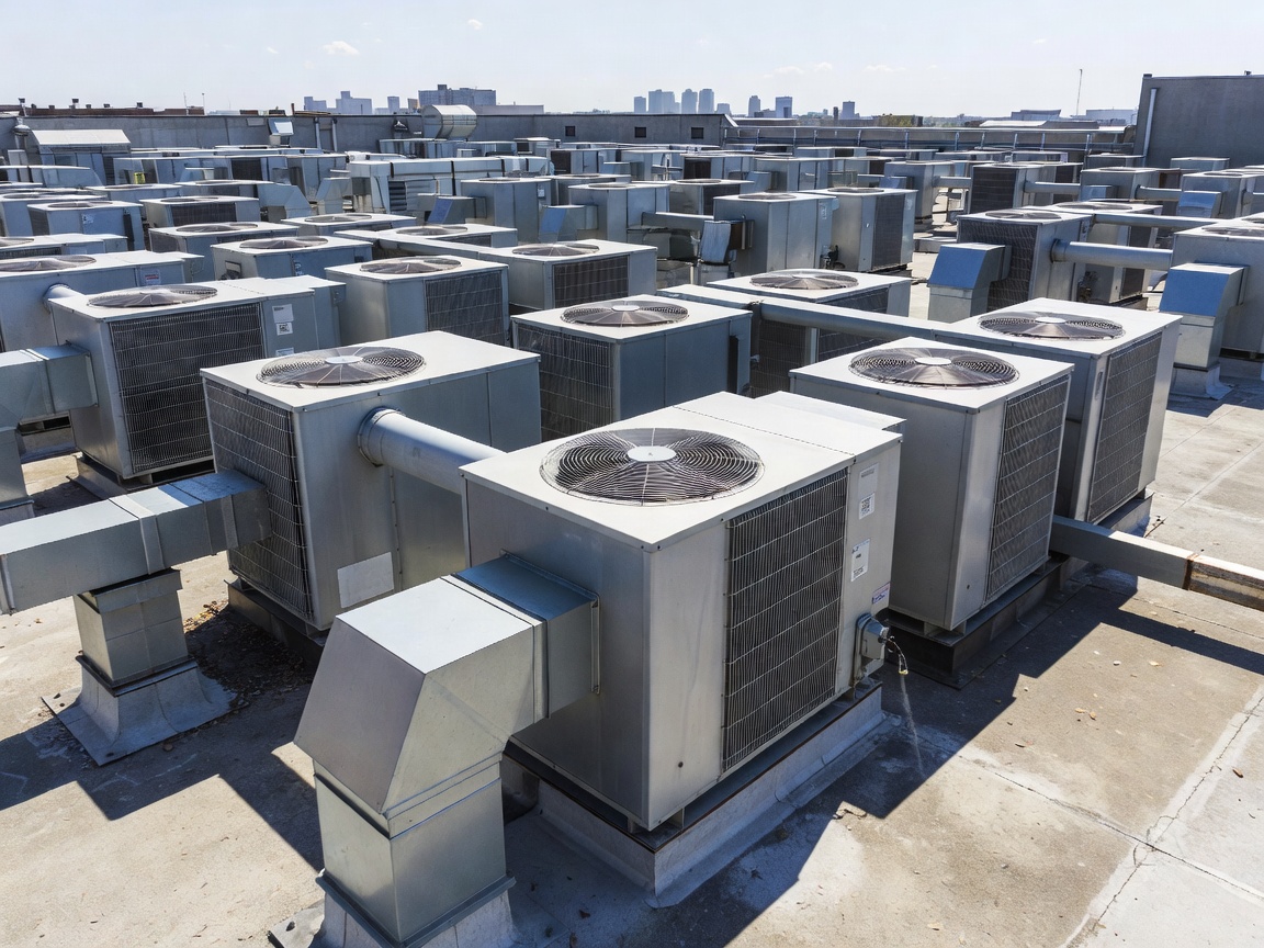 Large commercial rooftop units